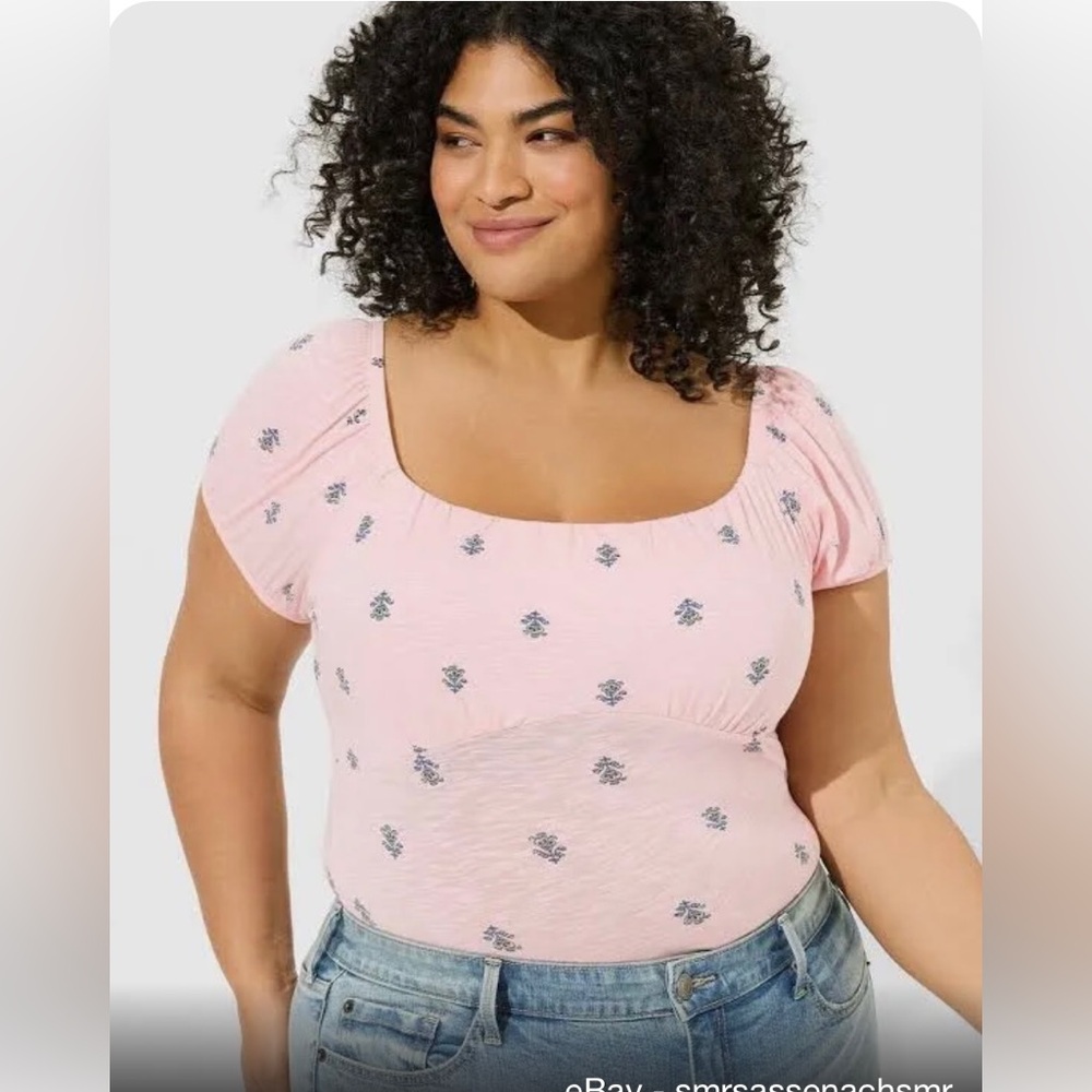 Torrid vintage slub jersey top